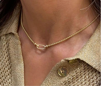 Pearl Gold Chain Necklace