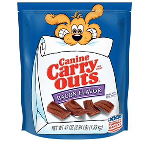 Canine Carry Outs Bacon Flavor Dog Treats, 47oz Bag